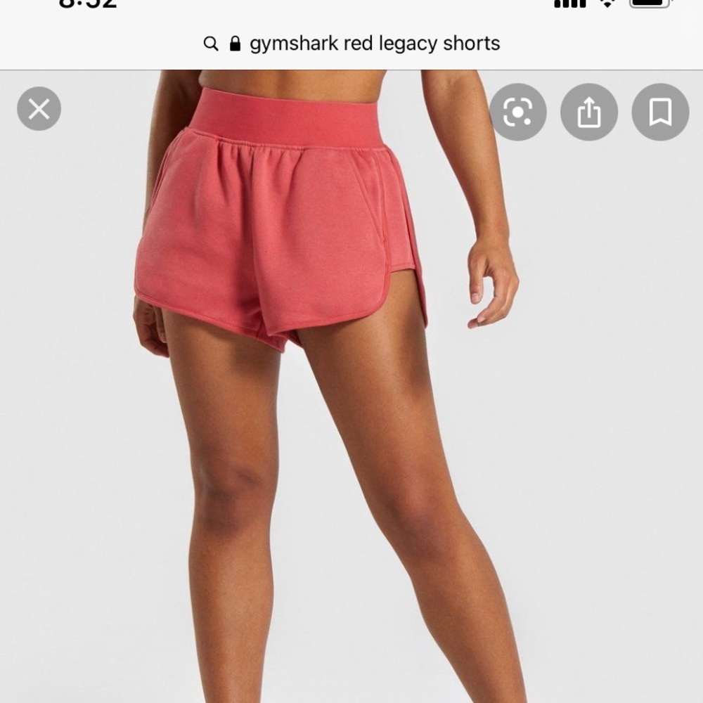 Gymshark original legacy fitness shorts size small